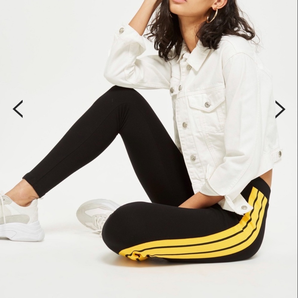 Topshop Leggings Side Striped